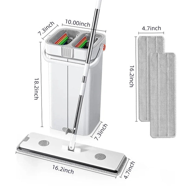 Multifunctional Microfiber Cleaning Mop and Bucket Set