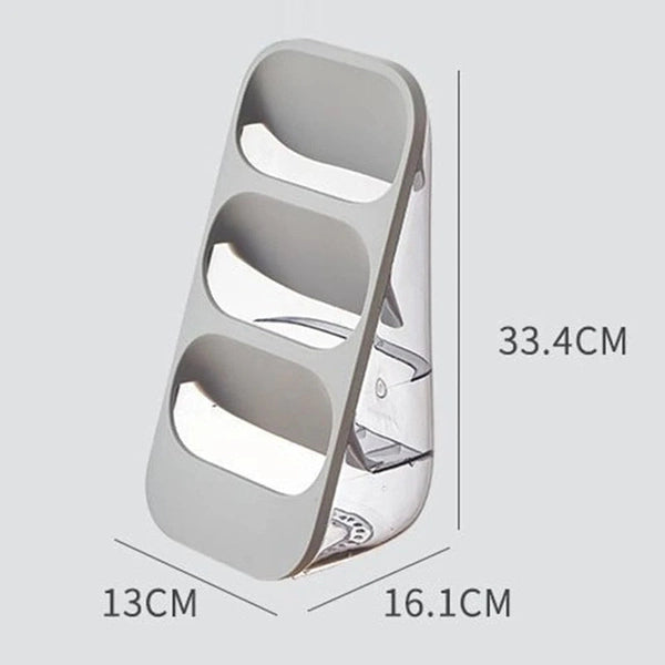 Multi-Functional Three-Layer Draining Storage Box For Kitchen Utensils