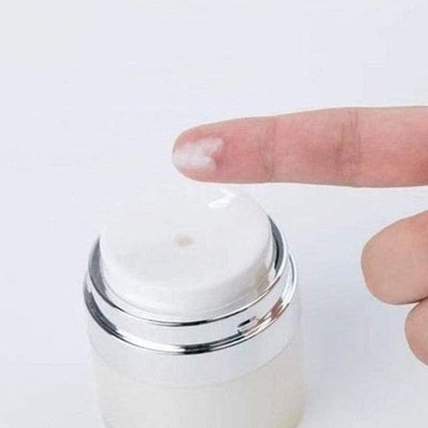 Refillable Airtight Press Face Cream Dispenser Jar