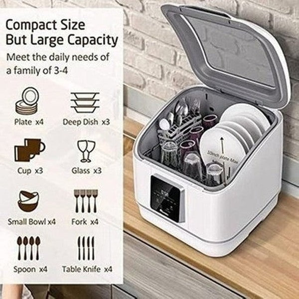 IAGREEA Countertop Dishwasher With 7 Programs