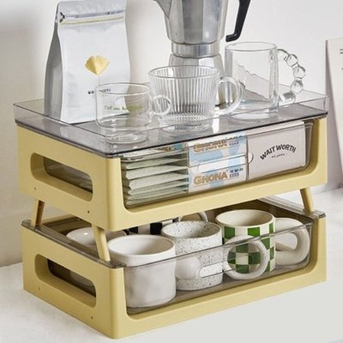Coffee Cup Storage Rack Living Room Sundries Storage Organizer Home Accessories Office Sundries Storage Drawer. Type: Household Storage Containers.