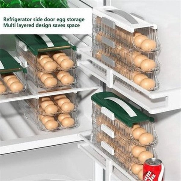 Large Capacity Storage Organizer Portable Durable Storage Container Egg Storage Box Cabinet Drawer Organizer