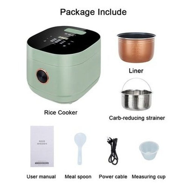 Delight in making your favorite dishes with this 3L Mini Rice Cooker boasting a state-of-the-art Touch Screen. Kitchen Appliances. Food Cookers & Steamers: Rice Cookers.