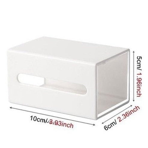 wall mounted storage box bathroom swabs jewelry organizer box home office sundries clips hairpin drawer. storage and organization: household storage containers.