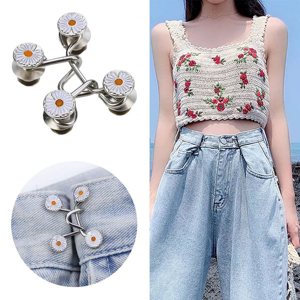 Bear Jean Buttons Pins