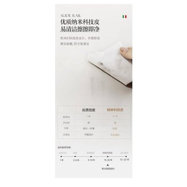 Light luxury smart bedside table lamp integrated modern simple storage high sense high glass bedside table with lamp. Furniture. Tables. Nightstands.