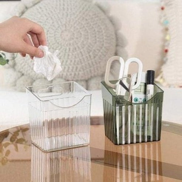 Easy Install Sundries Storage Basket Organizer With Hook