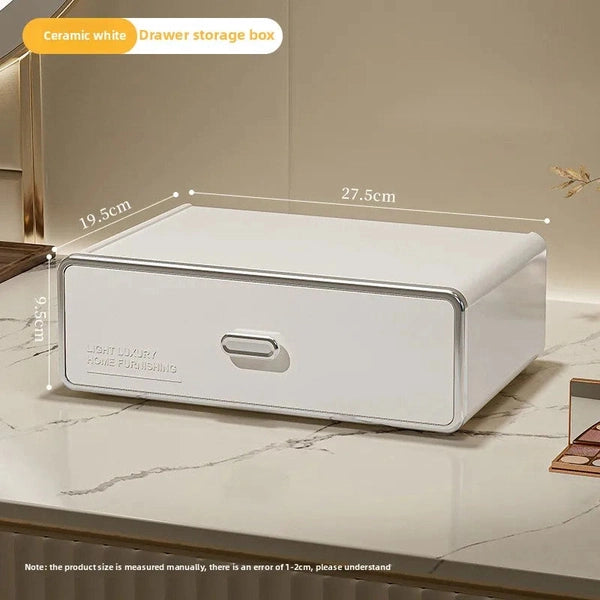 Drawer Style Cosmetics Storage Box, Desktop Dressing Table, Skincare Shelf