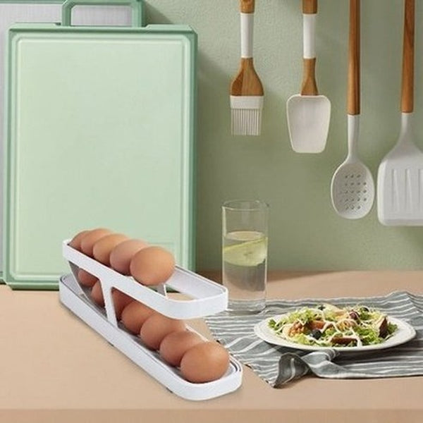 Sliding Egg Dispenser Fridge Organizer