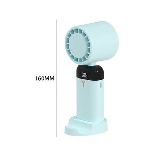 USB Portable Small Fan Digital Display 3W 1200/3600mAh Air Cooling Fan Mini 3-speed Wind Mute Detachable Base for Travel. Climate Control Appliances. Type: Fans.