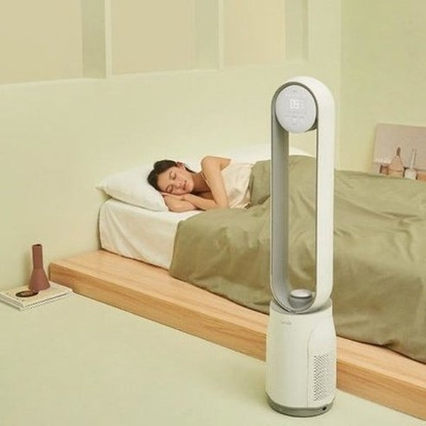 Keheal Air Purification Circulation Bladeless Fan Ultra-Quiet Dormitory Desk Floor Electric Fan Tower Fan Bladeless Room. Climate Control Appliances: Fans.