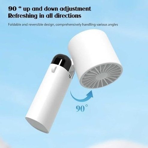 USB Portable Small Fan Digital Display 3W 1200/3600mAh Air Cooling Fan Mini 3-speed Wind Mute Detachable Base for Travel. Climate Control Appliances. Type: Fans.