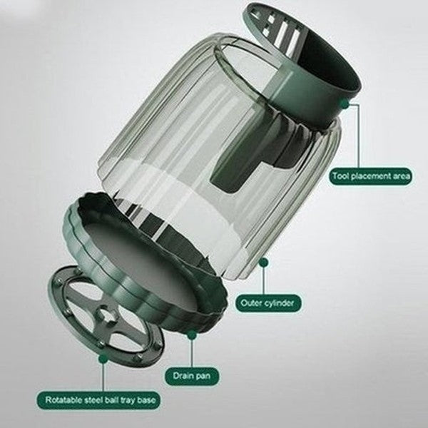 Cutlery Storage Holder Durable with Draining Tray Detachable Kitchen Supplies Cutlery Storage Box Cutlery Storage Rack. Kitchen Organizers: Knife Blocks & Holders.