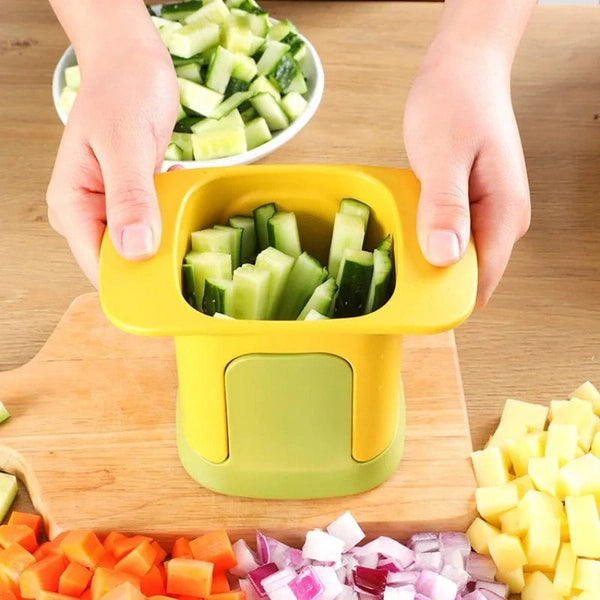 Multifunctional Cucumber Potato Slicer, Household Hand Pressure Onion Dicer