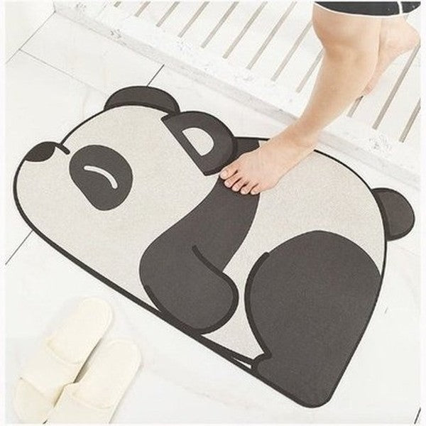 Quick Drying Cute Cat Dog Panda Bath Mat Super Absorbent Anti-Slip Carpet Skin Floor Mats Toilet Home Decor. Bathroom Accessories. Type: Bath Mats & Rugs