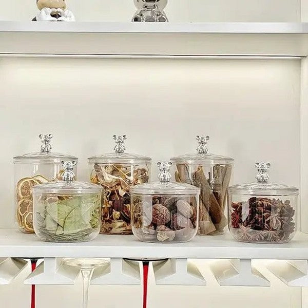 Sealed Storage Jars for Kitchen