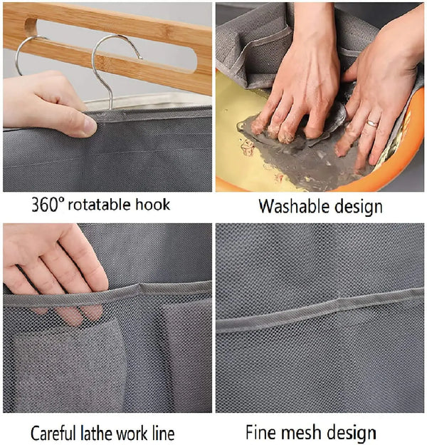 Double-Sided Hanging Underwear Organizer