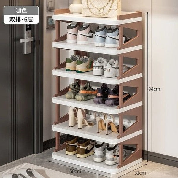Modern Minimalist Layered Shoe Storage Organizer