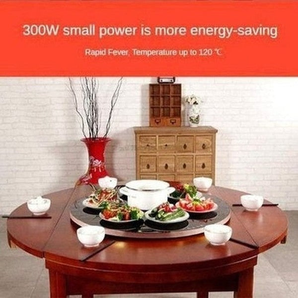 Rotating Food Insulation Plate Heating Board