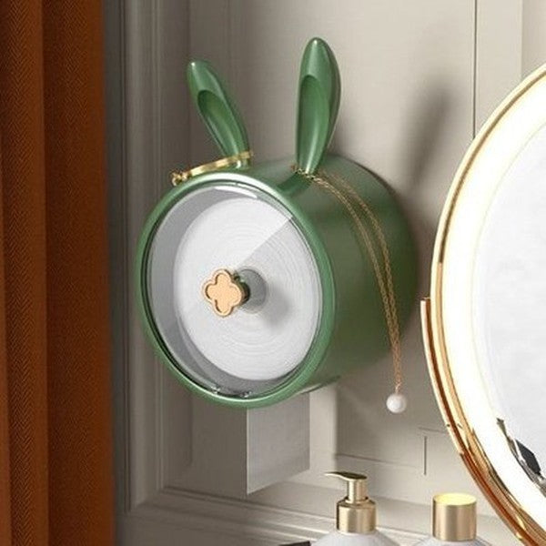 Wall Hanging Toilet Roll Paper Towel Box Light Luxury Wall Hanging No Drilling Home Bathroom Towel Storage Box. Bathroom Accessories: Toilet Paper Holders.