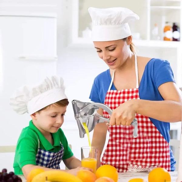 Manual Juice Squeezer, Aluminum Alloy Hand Pressure Juicer