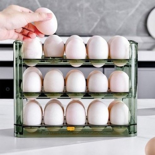 Egg Storage Box Egg Container Fridge Organizer Food Containers Egg Holder Fresh Keeping Case Dispenser Kitchen Accessories. Type: Food Storage Containers