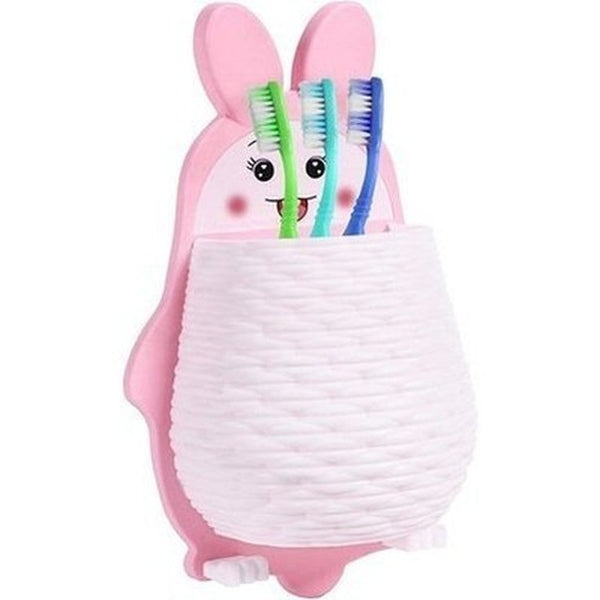Bunny Wall Sundries Organizer Bunny Wall Organizer, Cute Bunny Shape Makeup Tool Organizer Box Wall Mounted Easy Install. Type: Storage Hooks & Racks