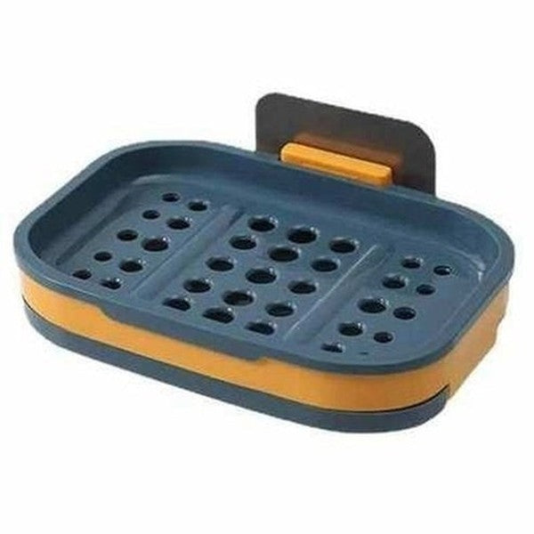 Self-Adhesive Bar Soap Dish Rack - No Drilling Wall Mount Solution