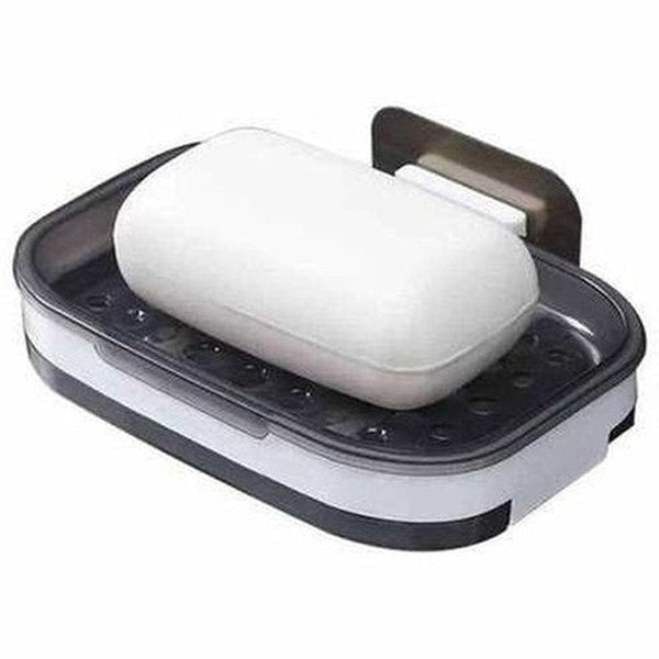 Self-Adhesive Bar Soap Dish Rack - No Drilling Wall Mount Solution