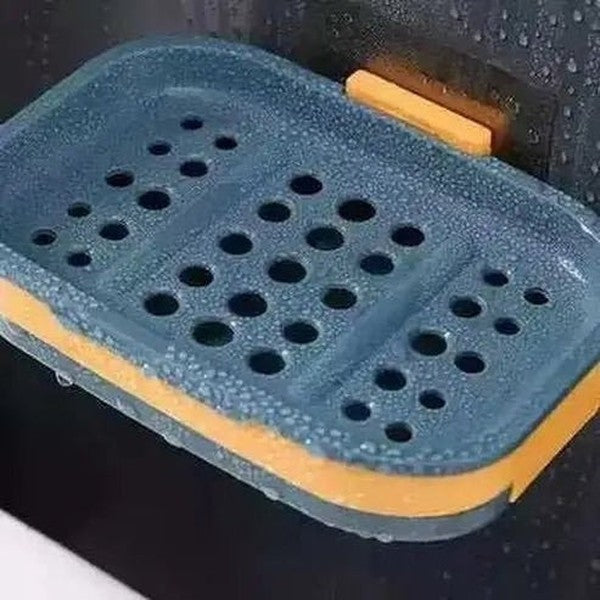 Self-Adhesive Bar Soap Dish Rack - No Drilling Wall Mount Solution