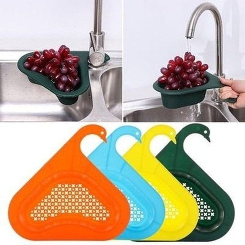 Multifunctional Swan Sink Colander Drain Basket