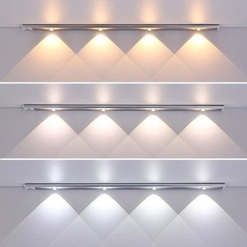 Ultra-thin LED Light Cabinet Lamp PIR Motion Sensor Wireless USB Rechargeable Night Light Wardrobe Closet Indoor Lighting. Type: Night Lights & Ambient Lighting.