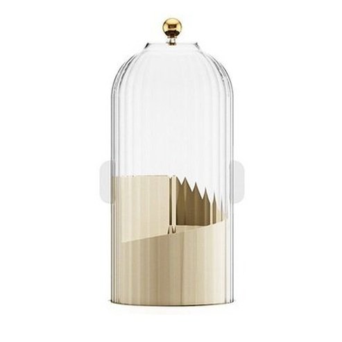 360° Rotating Makeup Brush Holder with Lid Luxury Cosmetic Organizer Lipstick Eyebrow Pencil Eyeshadow Storage Box. Storage & Organization: Household Storage Containers