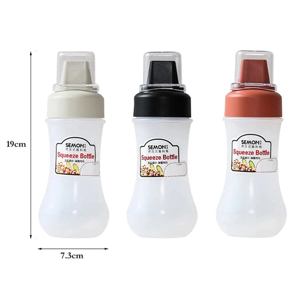 5-Hole Refillable Sauce Bottle – 350ml