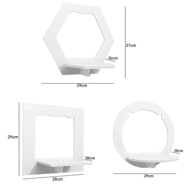 Wall-Mounted Bedside Storage Rack