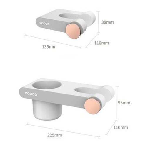 ECOCO Hair Dryer Holder Curling Iron Shelf