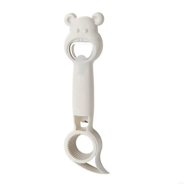 P0UA Multifunctional Bear Bottle Opener 4 in 1 for Beverage Bottle Openers