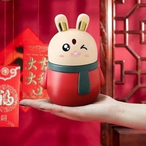 Sturdy Toothpick Box Bright Color Toothpick Holder Dustproof Cute Rabbit Toothpick Box Desktop Ornament. Kitchen organizers: toothpick holders and dispensers.