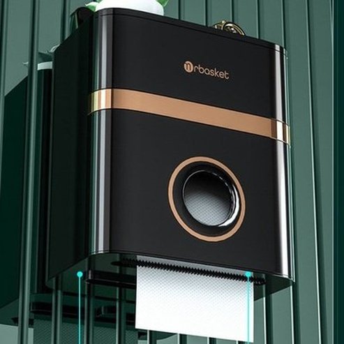 Toilet Paper Holder Container Tissue Box Waterproof Wall Mounted Toilet Roll Paper Shelf Bathroom Organizer. Bathroom Accessories. Toilet Paper Holders.