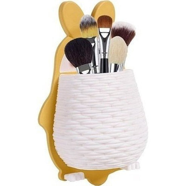 Bunny Wall Sundries Organizer Bunny Wall Organizer, Cute Bunny Shape Makeup Tool Organizer Box Wall Mounted Easy Install. Type: Storage Hooks & Racks