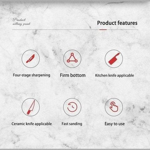 TAIDEA Top Level TG2102 Electric Diamond Steel Sharpener with 4 Slots for Kitchen Ceramic Knife Type: Sharpeners Rotational Speed: 2800 rpm.