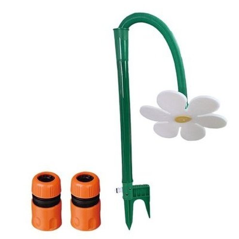 Dancing Flower Rotating Garden Sprinkler Cute Flower Crazy Rotating Sprinklers 720 Degree Rotation Funny Colorful Daisy Watering. Type: Watering Globes & Spikes