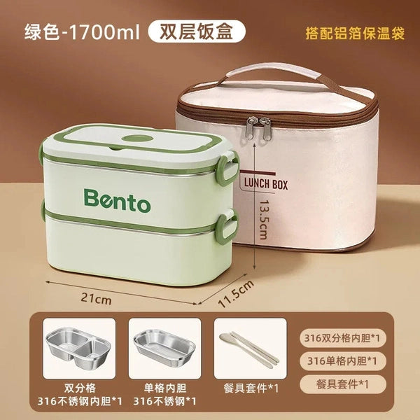 Stainless Steel Thermal Bento Lunch Box