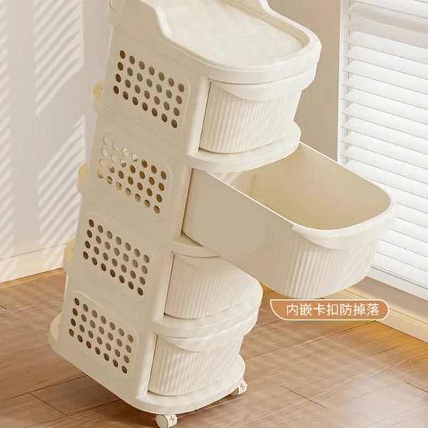 Snack Cabinet Cart, Trolley Drawer Type Rack