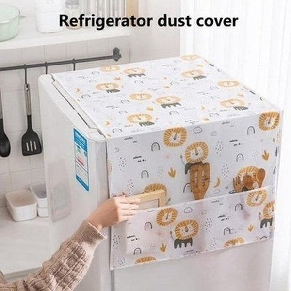 Fridge Cover with Pockets