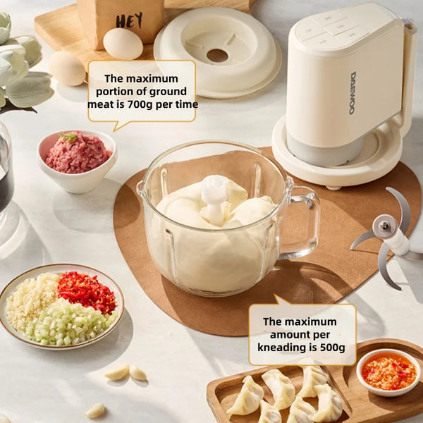 Electric Meat Mincer and Dough Mixer