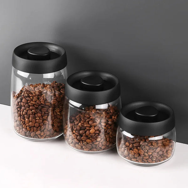 Vacuum Storage Container, Sealed Jar, Coffee Bean Storage Bottle