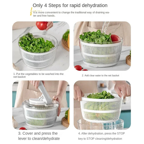 Vegetables Salad Spinner Lettuce Leaf Vegetable Dehydrator