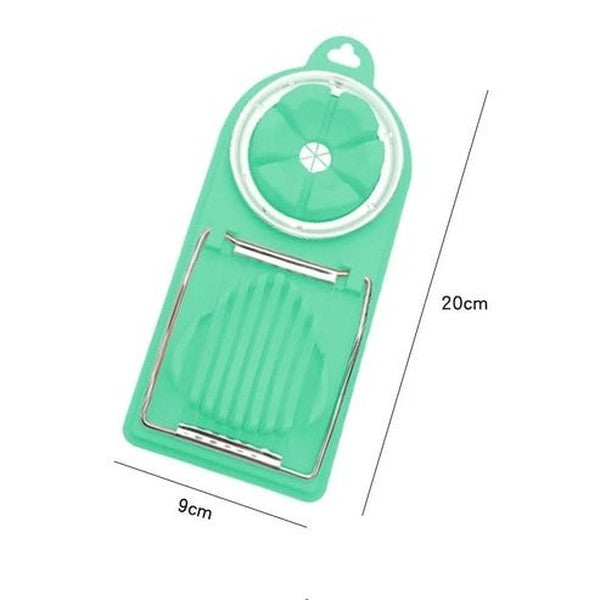 Stainless Steel Egg Slicer, Sectioner & Luncheon Meat Cutter