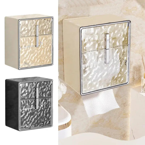 Wall-Mounted Waterproof Tissue Box Holder